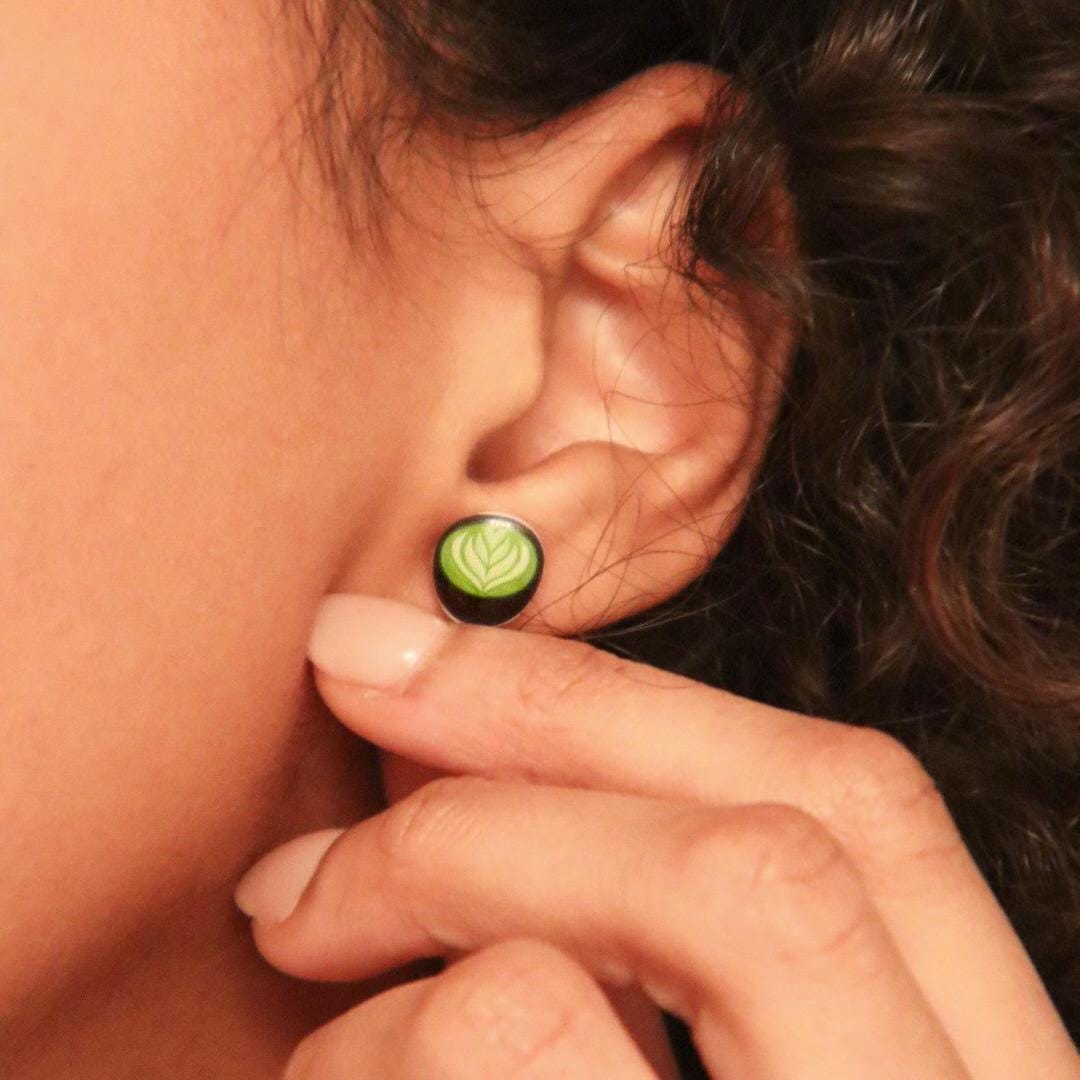 Matcha Latte Earrings