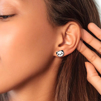 Panda Earrings