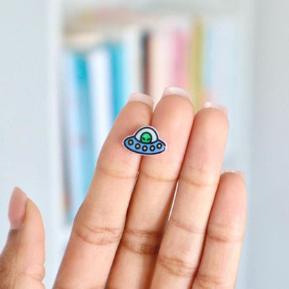 UFO Alien Earrings