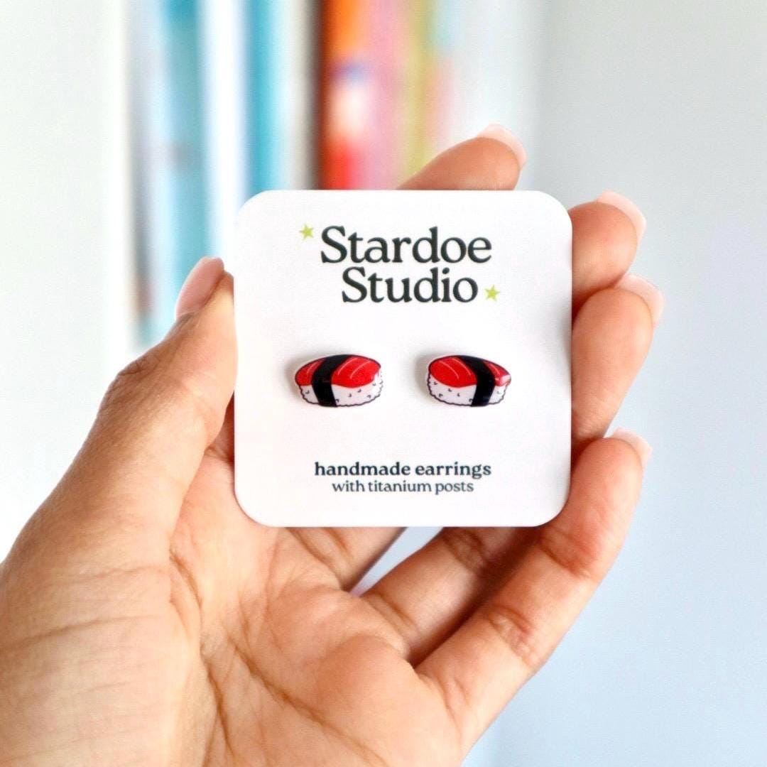 Sushi Earring Studs