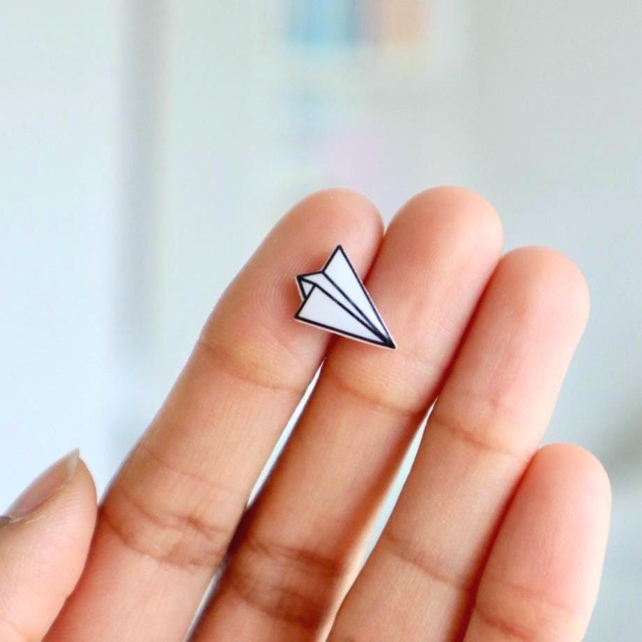 Paper Plane Earrings