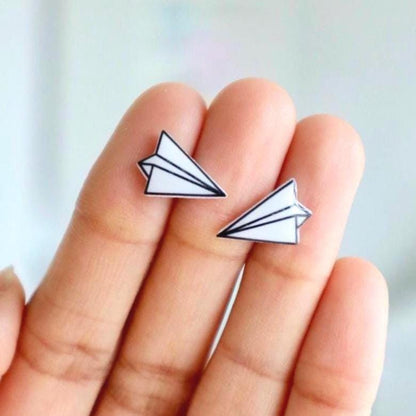 Paper Plane Earrings
