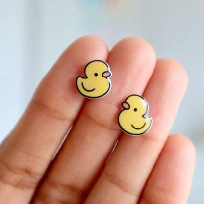 Duck Earrings