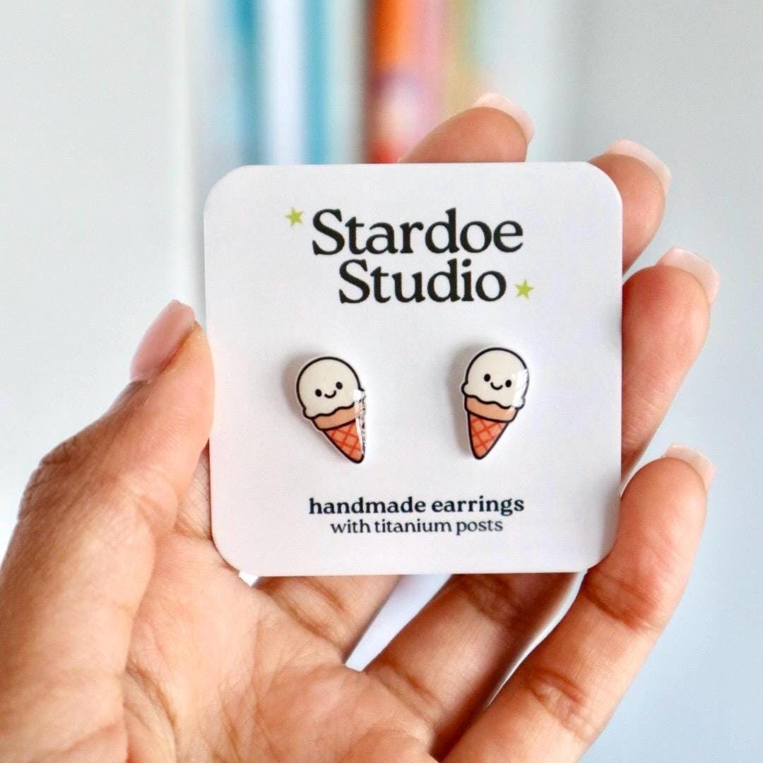 Ice Cream Earrings