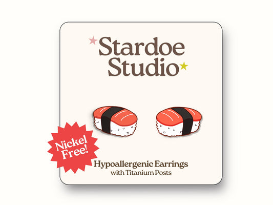 Sushi Earring Studs