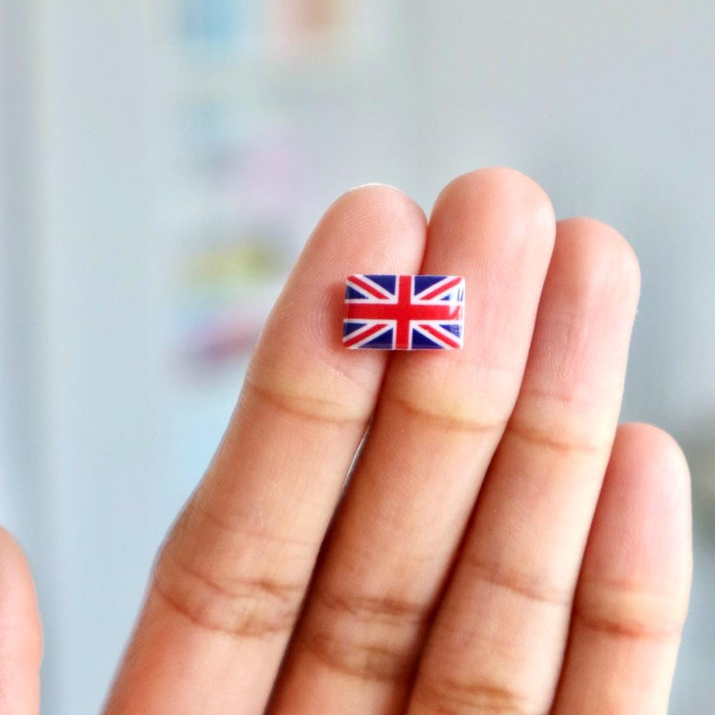 Union Jack British Flag Earrings
