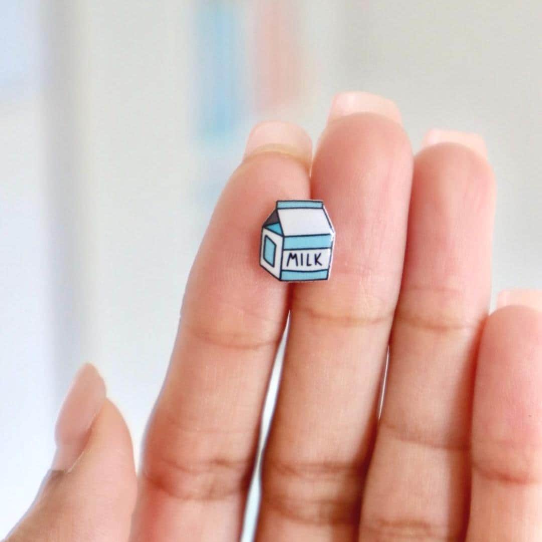 Milk Carton Earrings