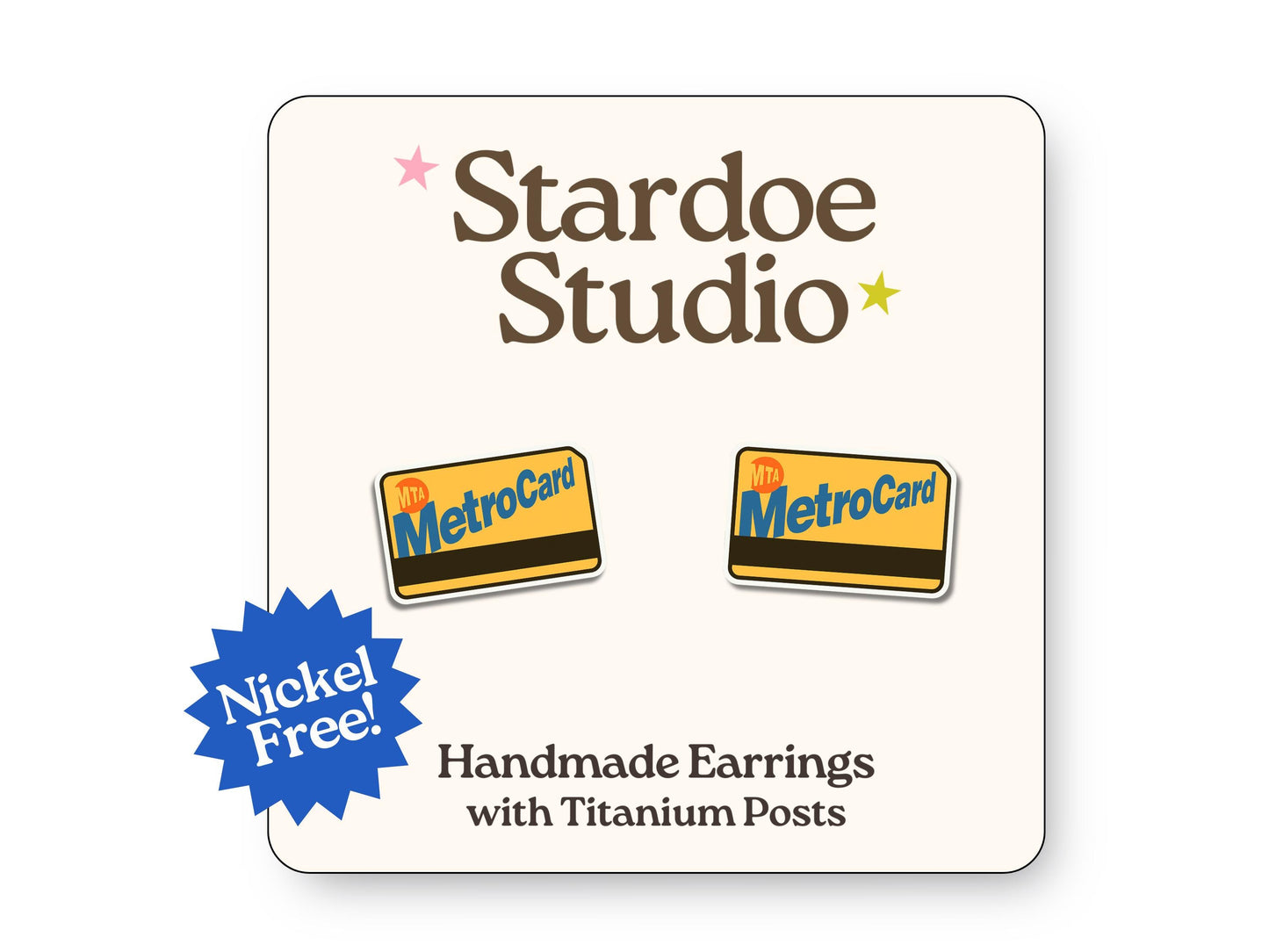 MetroCard Earrings