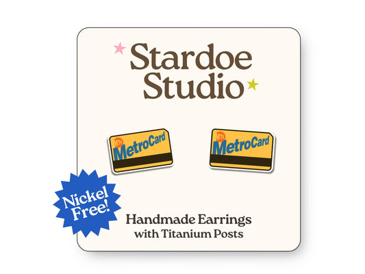 MetroCard Earrings