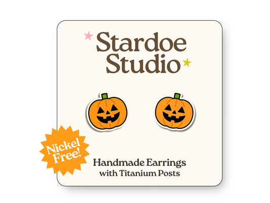Pumpkin Earrings
