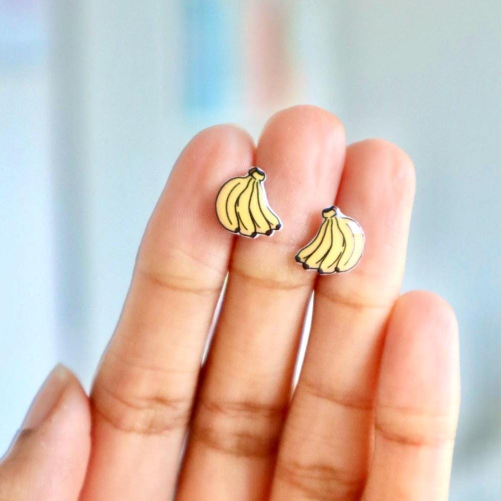Banana Fruit Earrings