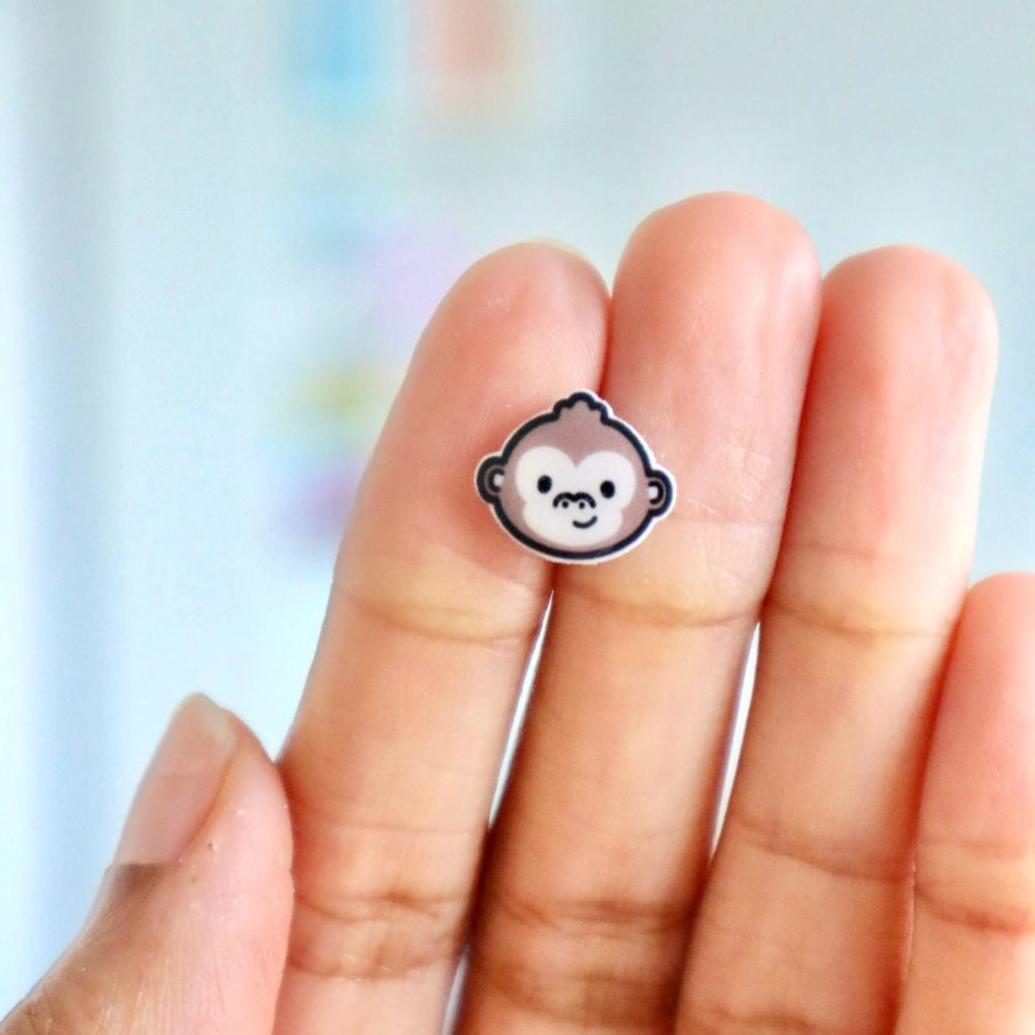 Monkey Earrings