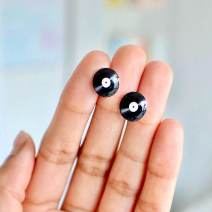 Vinyl Record Earrings
