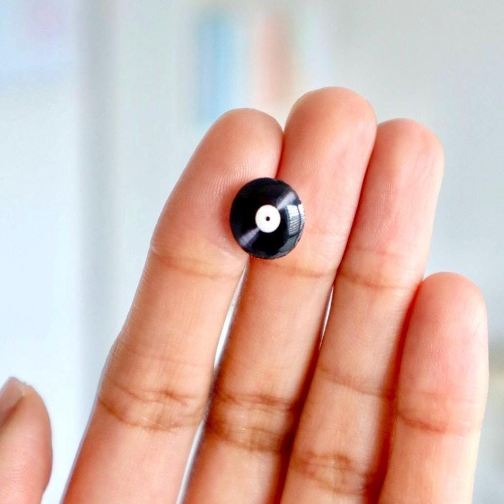 Vinyl Record Earrings