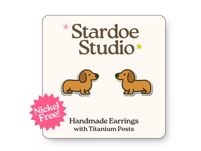 Wiener Dog Earrings