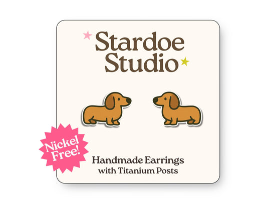 Wiener Dog Earrings