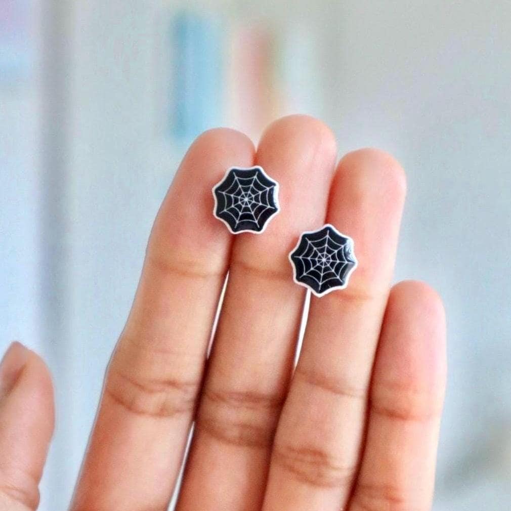 Spider Web Earrings