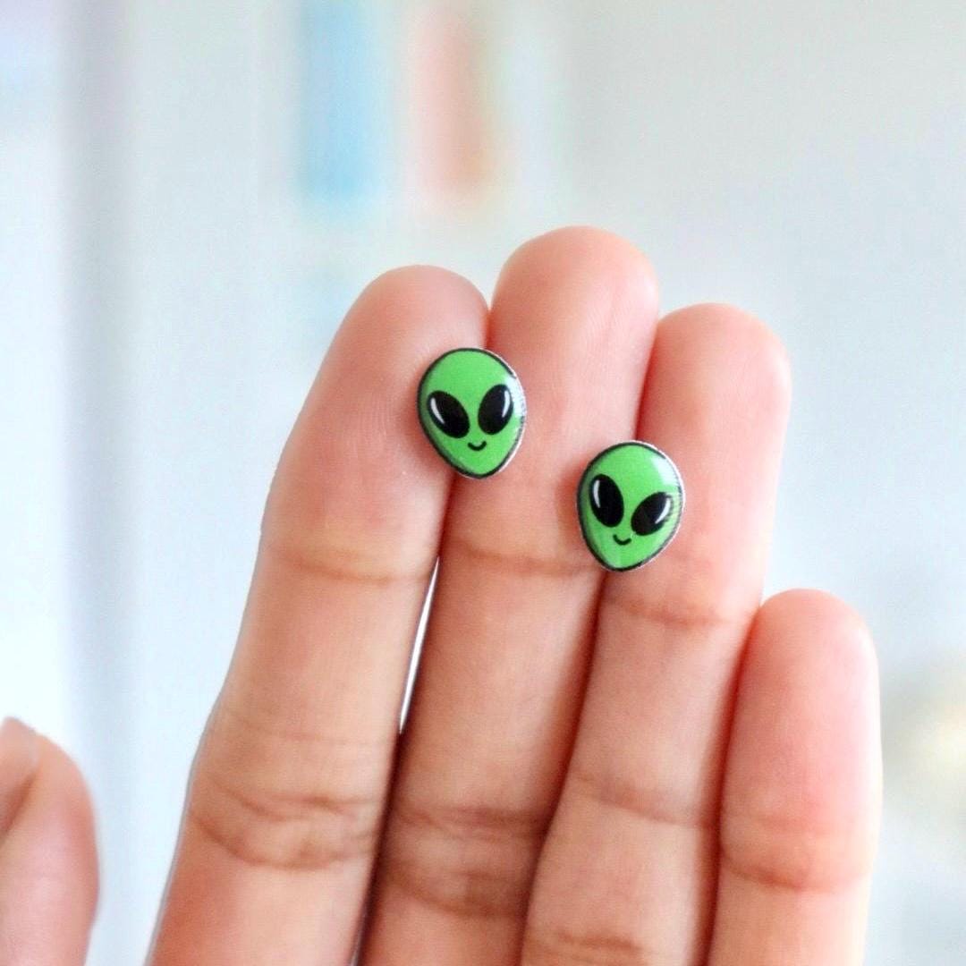 Alien Earrings