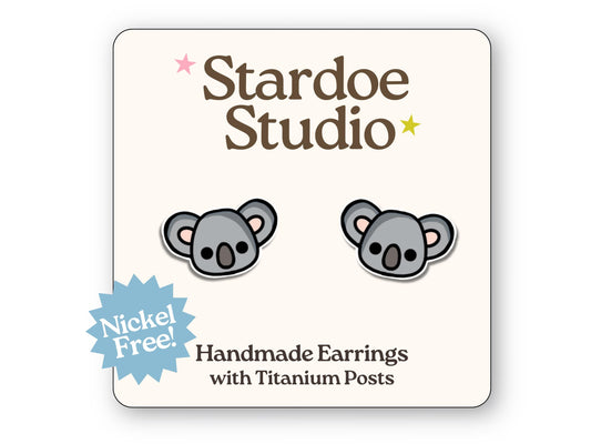 Koala Earrings