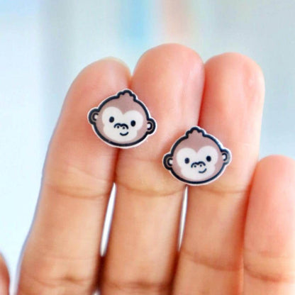 Monkey Earrings
