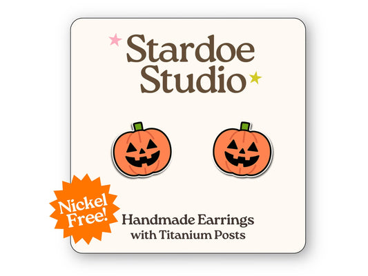 Pumpkin Earrings