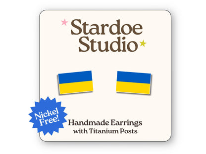 Ukraine Flag Earrings