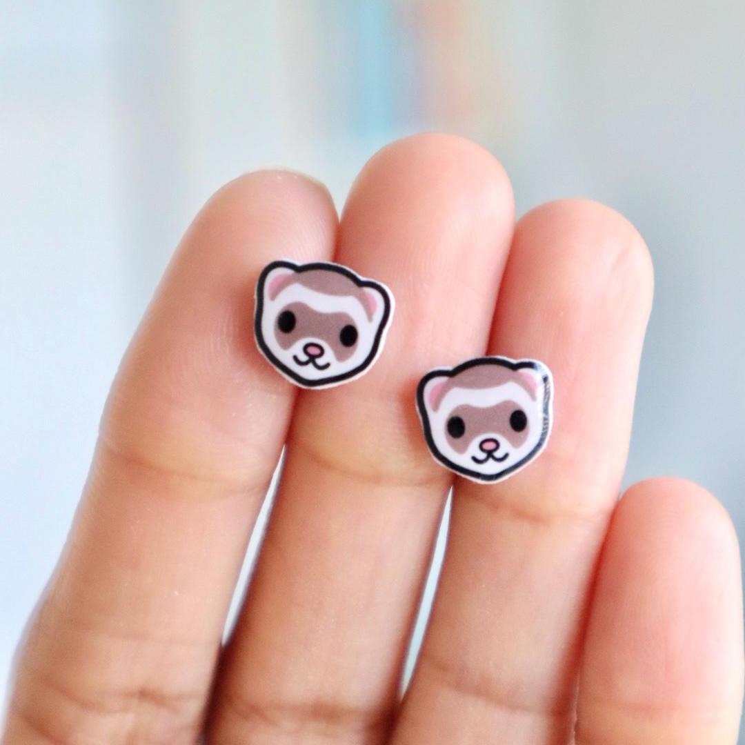 Ferret Earrings