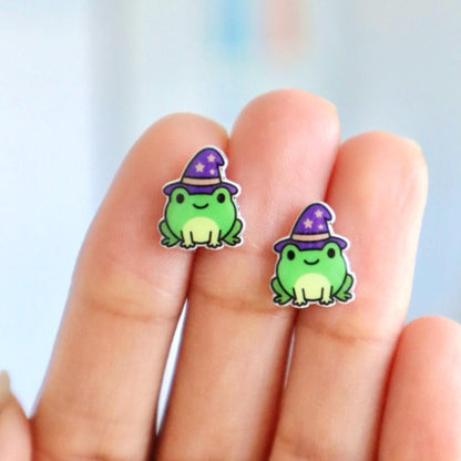 Wizard Frog Earrings