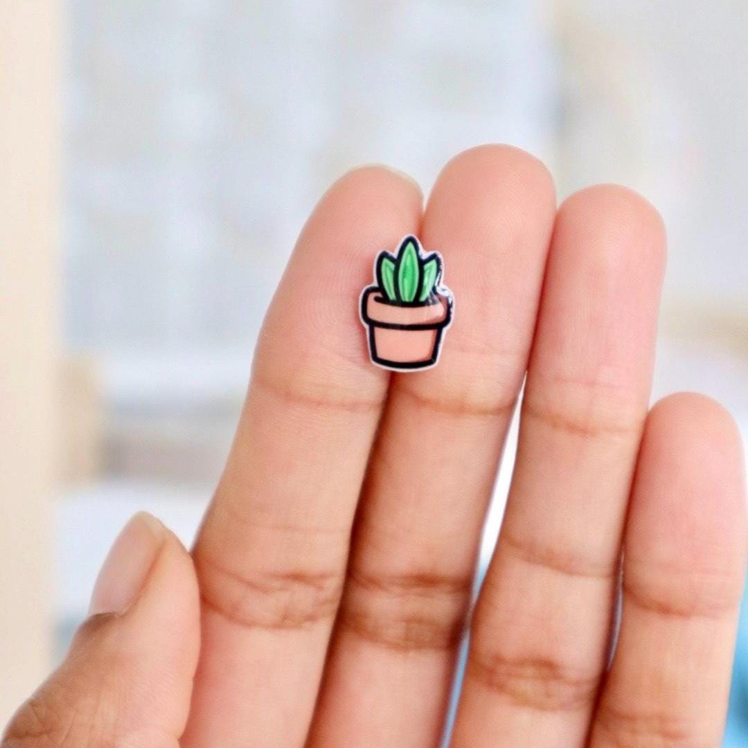 Plant Earrings