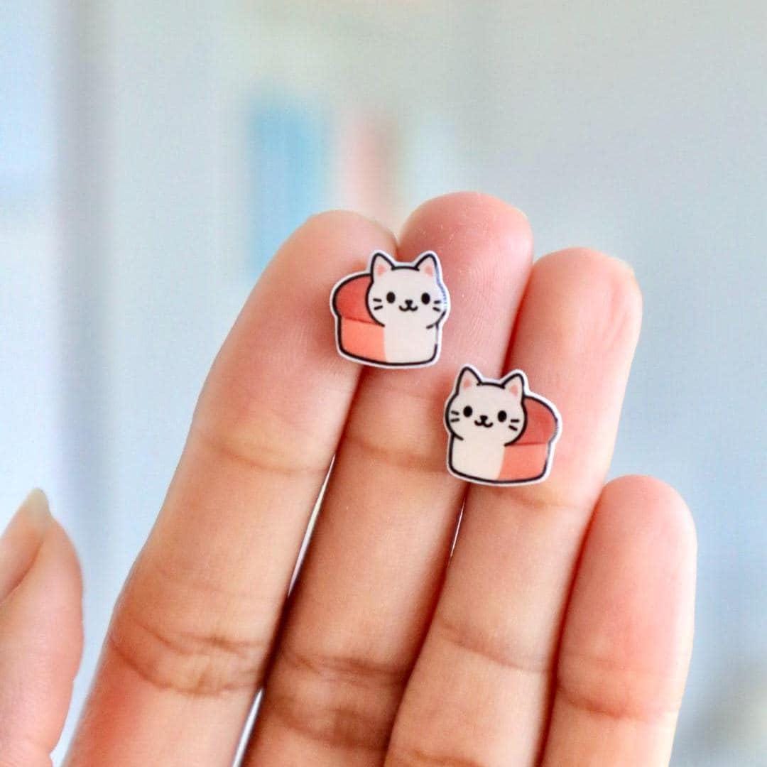 Cat Loaf Earrings