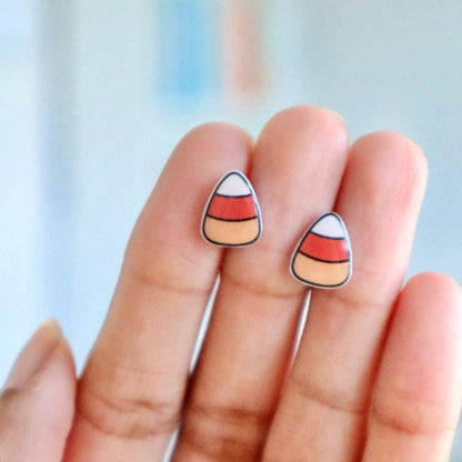 Candy Corn Earrings