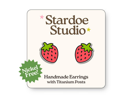 Strawberry Earrings