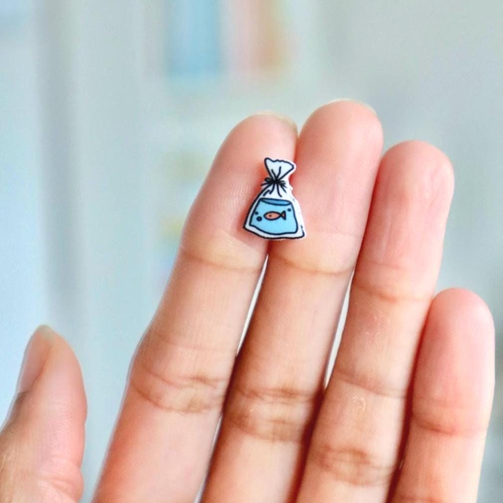 Fish Bag Earrings