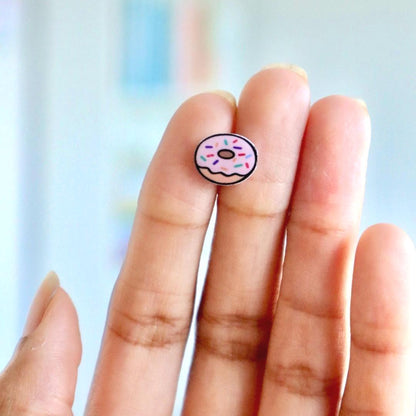 Pink Donut Earrings