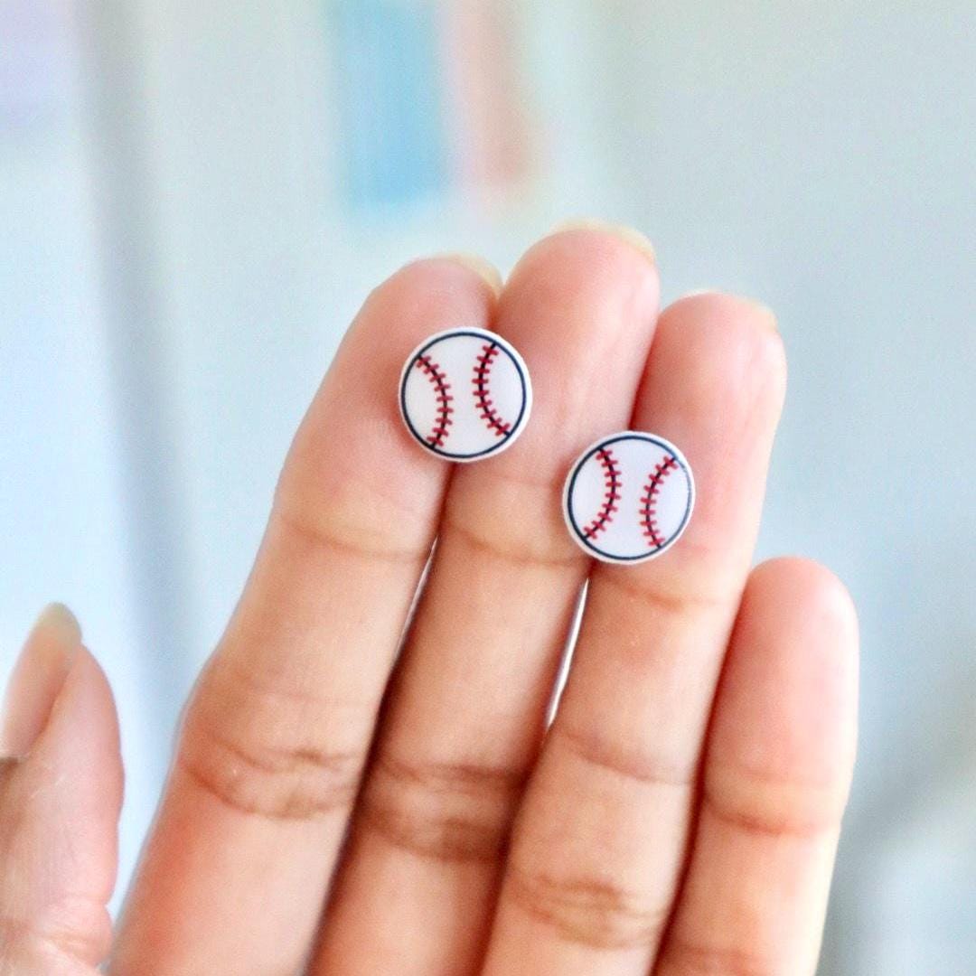 Baseball Earrings
