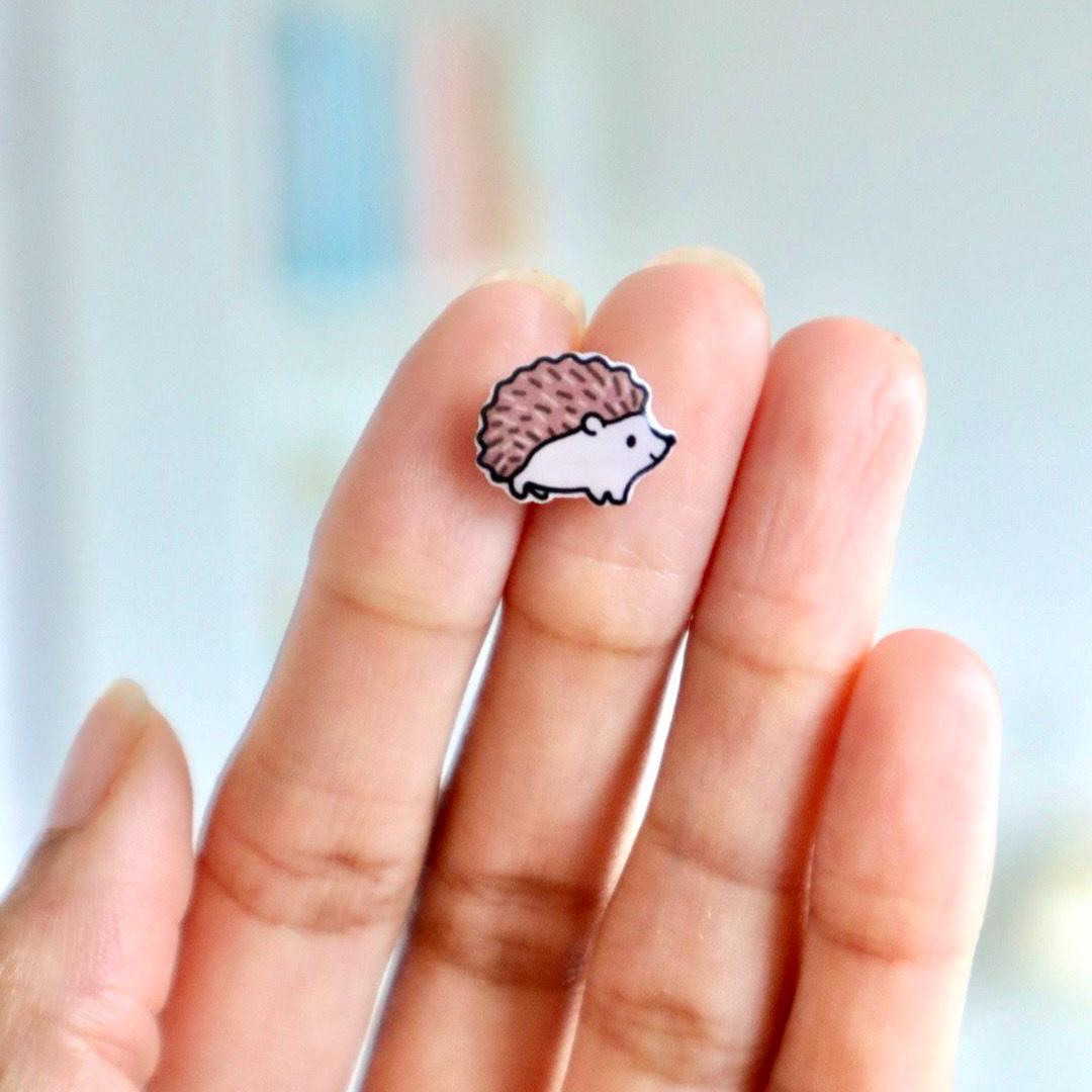 Hedgehog Earrings