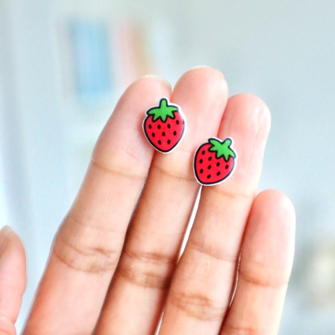 Strawberry Earrings