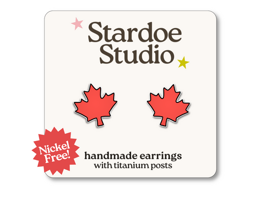 Maple Leaf Earrings