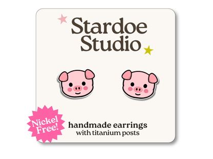 Pig Earrings