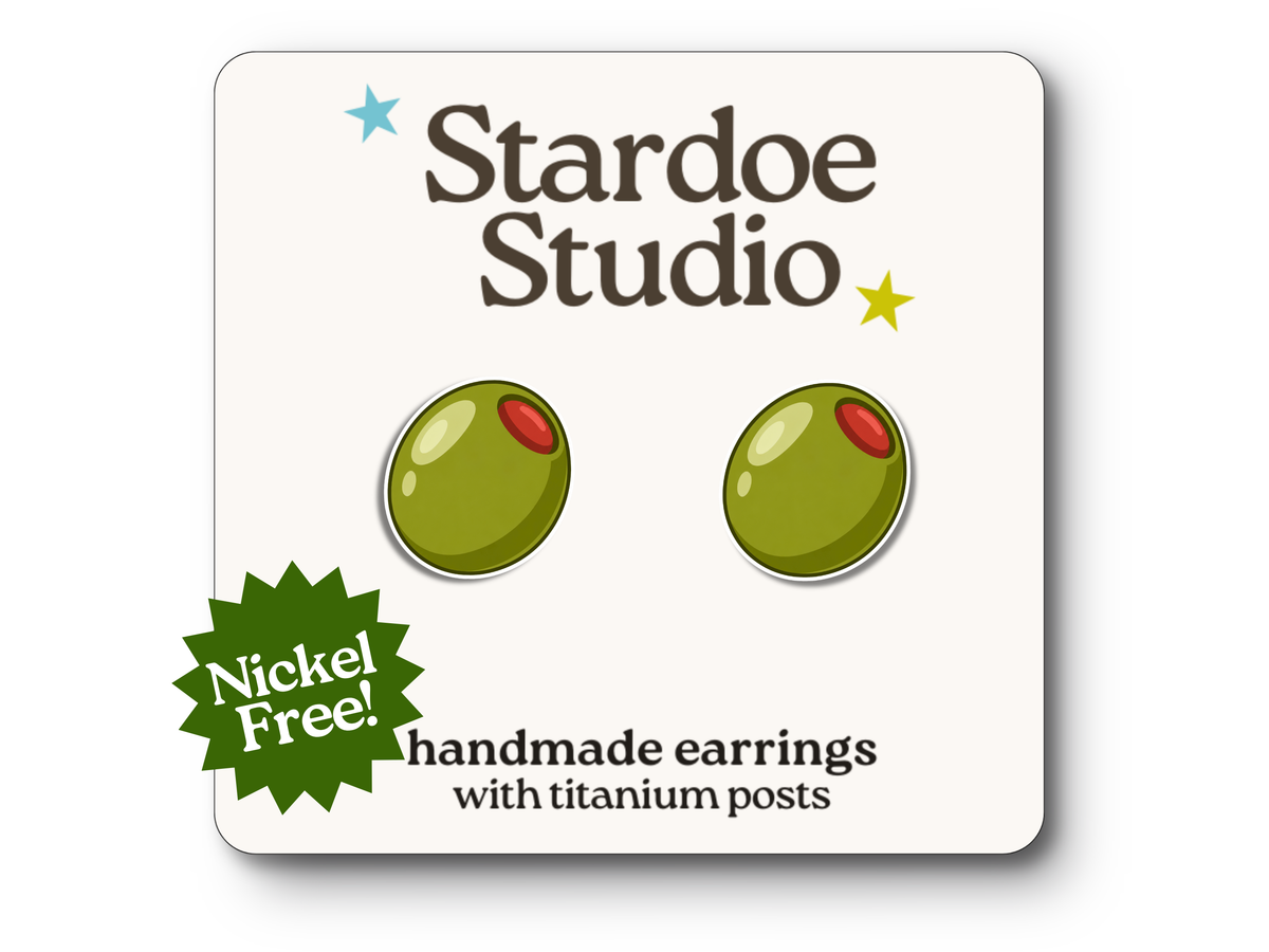 NEW Olive Earrings