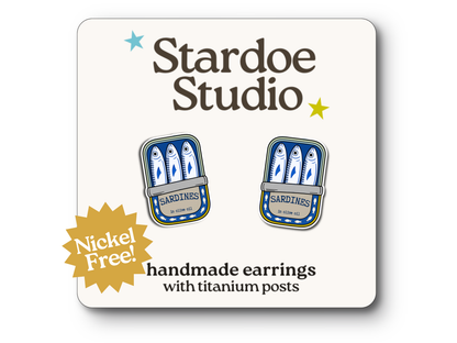 NEW Tinned Sardines Earrings